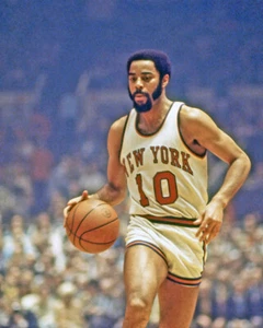 New York Knicks WALT FRAZIER 8x10 Photo Glossy Poster Basketball Print HOF 87 - Picture 1 of 1