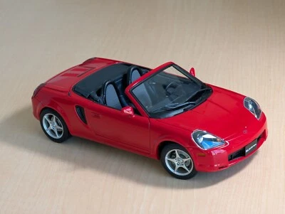 AutoArt Toyota MR2 Spyder 1:18 Scale Diecast Miniature Model Car Red - Image 1 of 4