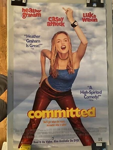 Committed Movie Poster - 40 x 26 - Rolled - Heather Graham - Picture 1 of 1