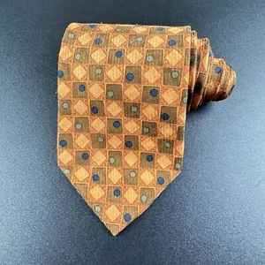 XMI for Nordstrom Tie Mens 56 in Diamond Geometric All Silk Hand Made in USA - Picture 1 of 11