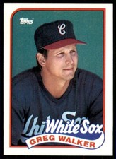 1989 Topps Greg Walker Baseball Cards #408