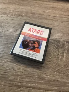 E.T. The Extra-Terrestrial (Atari 2600, 1982) Game Cartridge Only Tested Cleaned - Picture 1 of 3
