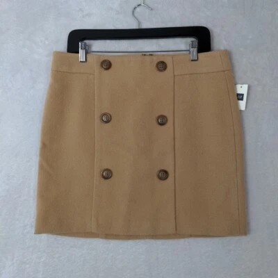 Gap Pencil Skirt Women Size 8 Tan Wool Blend Lined Office Casual Light Academia - Image 1 of 4