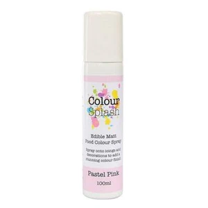 Essbare Lebensmittelfarbe Spritzspray Pastell Rosa 100ml Tortendekoration Sugarcraft - Bild 1 von 1