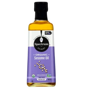 Spectrum Unrefined Organic Expeller Pressed Sesame Oil, 8 FL Oz - Picture 1 of 1