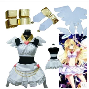 Höschen & Strumpf mit Strumpfband Anarchie Höschen Engel Kleid Cosplay Kostüm - Bild 1 von 5