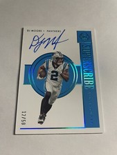 DJ Moore 2022 Panini Encased On Card Auto #d/50 Panthers / Bears