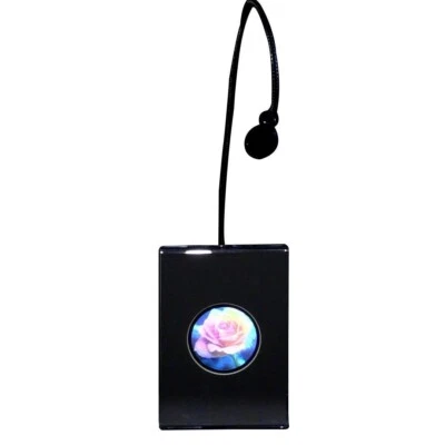 Blooming Rose Small Round Hologram Picture LIGHTED DESK STAND, 3D Embossed Type - Image 1 of 4