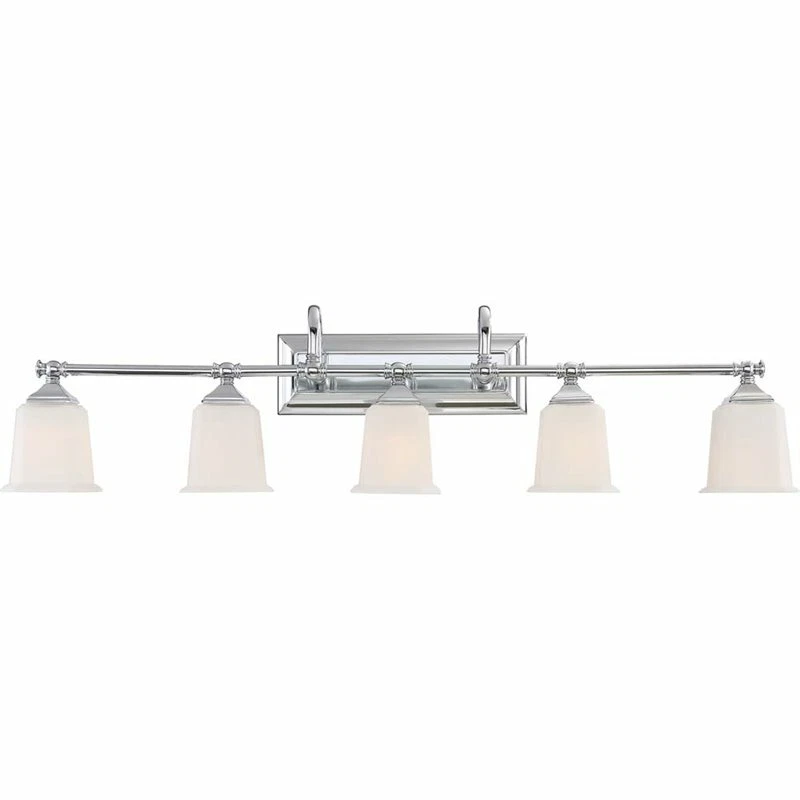 Quoizel NL8605C 5-light Nicholas Bath Light in Polished Chrome