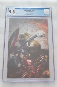 MARVEL COMICS #1000 (2019) CGC 9.8 RYAN BROWN COMICS ELITE VIRGIN VARIANT NM/MT - Picture 1 of 2