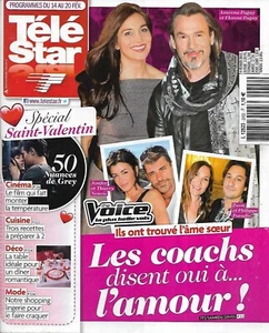 TELE STAR n°2002 14/02/2015 Coachs de The Voice/ 50 nuances de Grey/ Grace Kelly - Imagen 1 de 1