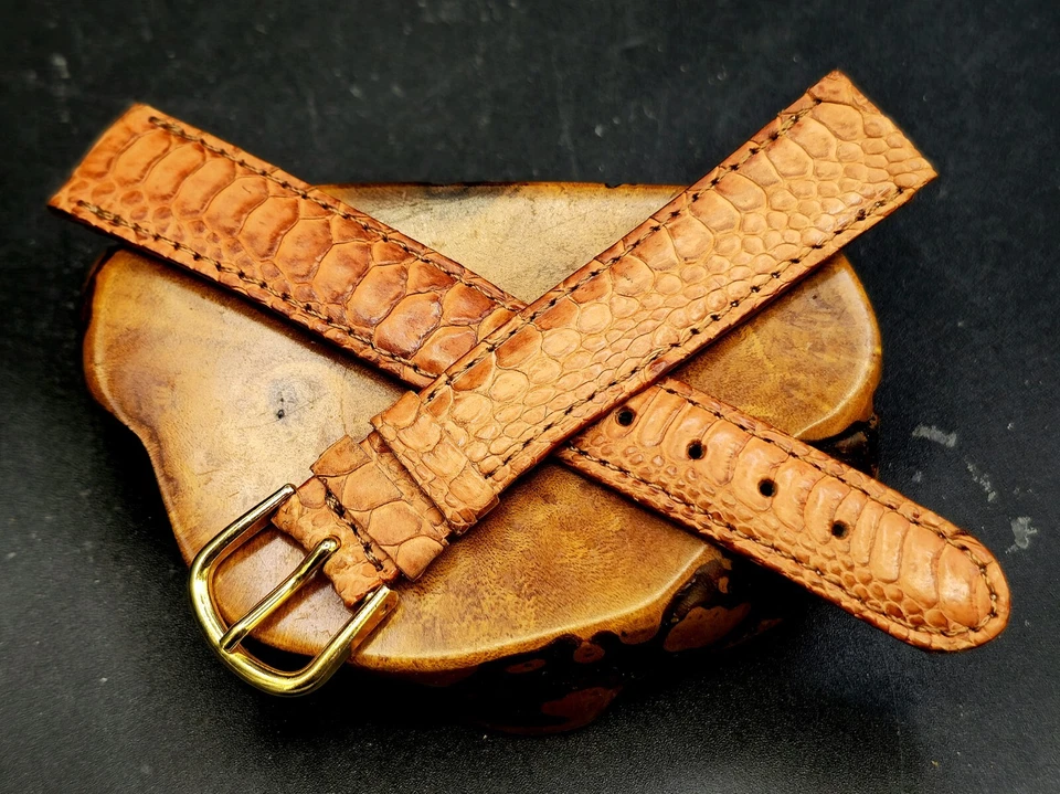 Vintage L. DE BEEER Exotic Gallo 16mm Tapered Superb French Made Watch Strap !! - Image 1 of 2
