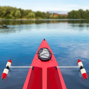 Par Para Barco Marino Kayak Canoa PVC Sistema Estabilizador 2x Brazos Estacionadores Pesca - Imagen 1 de 16