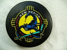 CHL New Mexico Scorpions Die Cut Team Logo Official Hockey Puck Collect Pucks