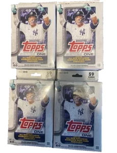 2025 Topps Series 1 MLB Baseball Factory Sealed Hanger Box 4 box lot - Picture 1 of 1