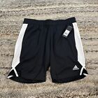 Adidas Golf Training Athletic Mesh Shorts Mens Size L Large Black White $40