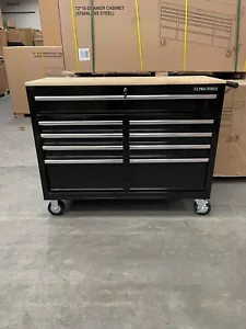 US PRO TOOL CHEST BOX BENCH BLACK 46" FINANCE AVAILABLE! - Picture 1 of 6