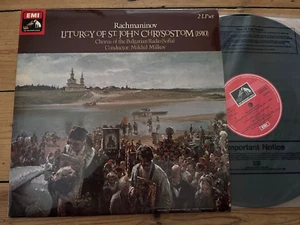 SLS 5130 Rachmaninov Liturgy of St. John Chrysostom Milkov 2 LP set - Picture 1 of 3