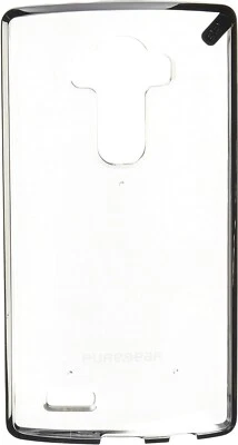 PureGear Cover Sottile Custodia per LG G4, Trasparente/Nero - Immagine 1 di 4