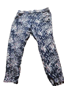 ROXY NEW! Black Silky Viscose Elastic Waist Drawstring Jogger Pants Sz L NWOT! - Picture 1 of 2