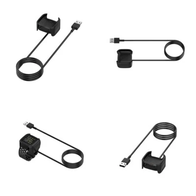 US USB Replacement Charging Dock Station Cable Cord Charger for Fitbit Versa 2