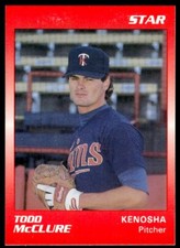 1989 Star Todd McClure Kenosha Twins #52