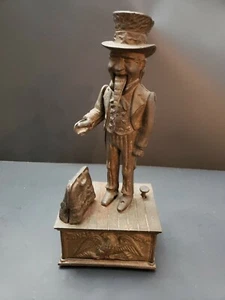 BANCO MECÁNICO DE METAL VINTAGE 11" HIGH TÍO SAM, probado y funciona muy bien.  - Imagen 1 de 5