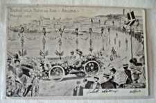 Cartolina Ancona Festa dei fiori Maggio 1905 Viaggiata bella Postcard