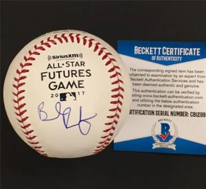 BRENDAN RODGERS Autograph Signed 2017 Futures Game Baseball ~ Beckett BAS COA - Picture 1 of 2