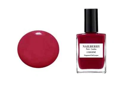 Nailberry Breathable & Nail Polish - Strawberry Jam 15ml ( Halal )