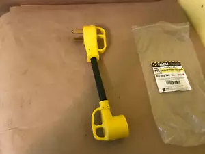 Adaptador para RV de 12 pulgadas 14-50P a TT-30R 30 amperios cable forja de hierro 10/3 STW - Imagen 1 de 9