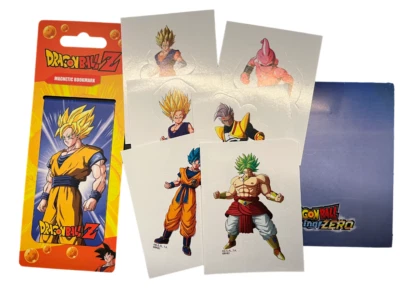 Dragon Ball Sparking Zero Vorbestellerbonus Sticker Set + Lesezeichen Magnetisch - Bild 1 von 4
