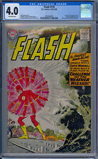 CGC 4.0 FLASH #110 1ST APPEARANCE KID FLASH WALLY WEST & WEATHER WIZARD OW PAGES