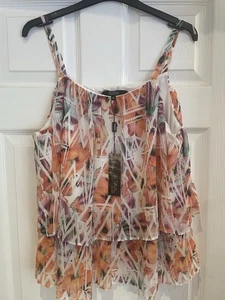 Julien Macdonald Star - TIERED Strappy Top - Size 16 - BNWT - Picture 1 of 4