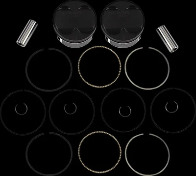 Wiseco Domed Piston Kit 4.075in 0.123inOB Harley Ultra Limited Low 17-19 Foto 1 de 4