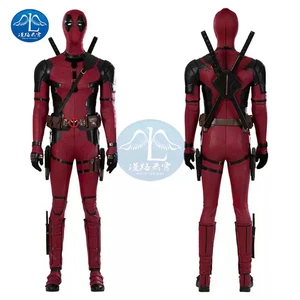 Deadpool 3 Halloween Cosplay Jumpsuit Costume Wade Wilson Accessories Suit Lot - Picture 1 of 23