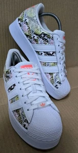 ZAPATILLAS ADIDAS SUPERSTAR BOLD TALLA UK 6 GRAFFITI/BLANCO FABULOSO ESTADO  - Imagen 1 de 10