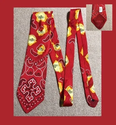 Corbata ICEBERG Usada Chatarra Para Hombre Unisex TODA SEDA 100 Multicolor Preciosa 10 Foto 1 de 4