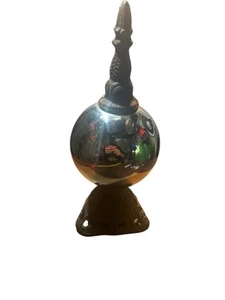 Acabado grande con bola de plata de hierro fundido. HALLAZGO RARO - Imagen 1 de 12