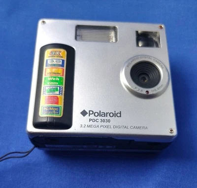 Polaroid Digital Camera PDC 3030 3.2MP Silver Tested - Image 1 of 4