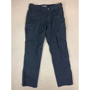 5.11 Tactical Pants Mens 34x32 Black Cotton Blend Cargo Workwear Outdoor - Picture 1 of 13