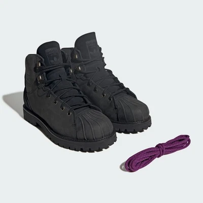 adidas Originals SUPERSTAR BOOT JQ3172 Core Black Core Black Grey Five - Image 1 of 4