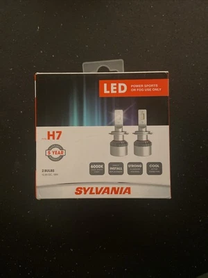 Sylvania H7 LED Powersport Headlight Bulbs for Off-Road Use or Fog Lights - 2 PC - Image 1 of 4