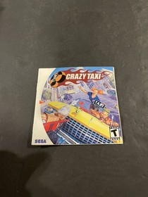 sega dreamcast crazy taxi Manual only