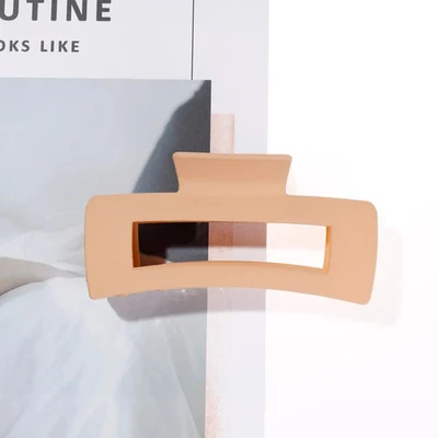 4Pcs/Set Women Girls Claw Clips Coffee Black Hair Claw Nonslip Crab Hairpins - Image 1 of 4