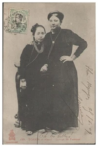 V8315/ Tonkin - Hanoi Vietnam Mujer Postal 1909 - Imagen 1 de 2