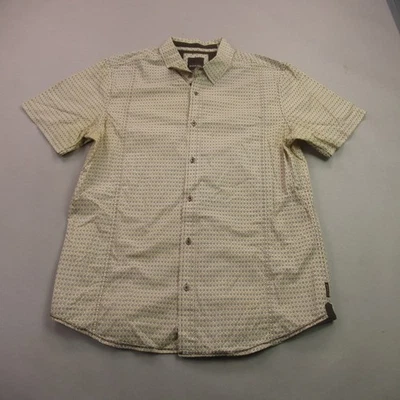 Camisa PrAna Para Hombres XL Manga Corta Botón Delantero Ligera Informal Exterior Foto 1 de 4