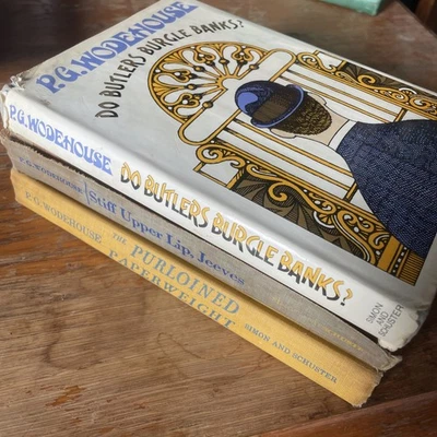 PG Wodehouse 3 Hardback Lot Foto 1 de 4