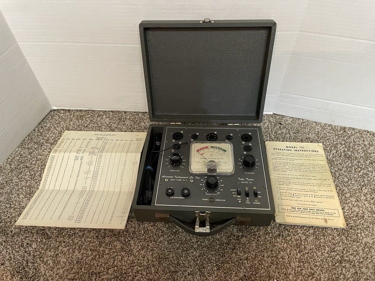 Accurate Vacuum Tube Testers for sale - eBay Accurate Vacuum Tube Testers for sale - eBay