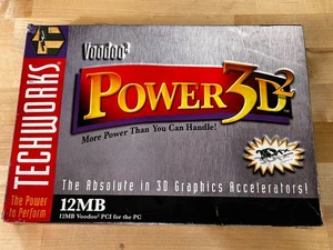 TechWorks Power3D 3DFX Voodoo2 12MB PCI 3D Accelerator BOX (1998) - Photo 1/7